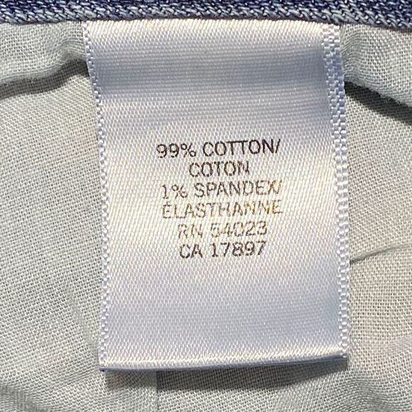 BANANA Republic Stretch Blue Cuff Cropp Jeans 28/6 - Picture 11 of 11